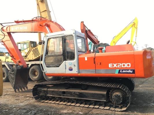 Хитачи EX200-1 использовало экскаватор Crawler с ведром 0.7M3