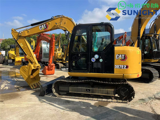 Маленькая японская машина подержанная CAT Caterpillar 307E экскаватор с низким грузопотоком