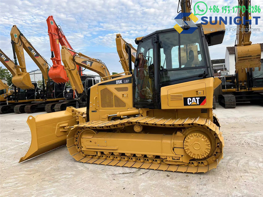 Использованный бульдозер Caterpillar D5K Crawler с основными компонентами двигателя Cummins, включая коробку передач с подшипником двигателя насоса