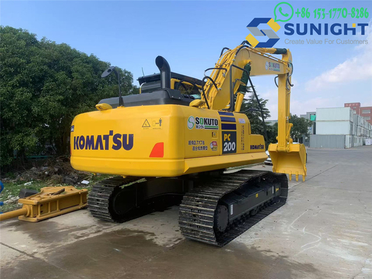 Оригинальный экскаватор Komatsu PC200 Низкий рабочий час Использованный экскаватор Komatsu Crawler Excavator / Использованный копальщик Komatsu