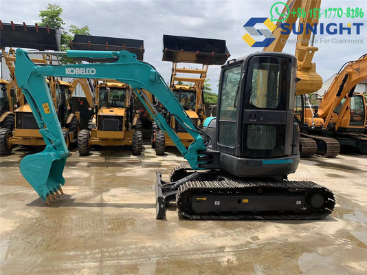 Использованный 5,5 тонный экскаватор KOBELCO Sk55 В хорошем состоянии