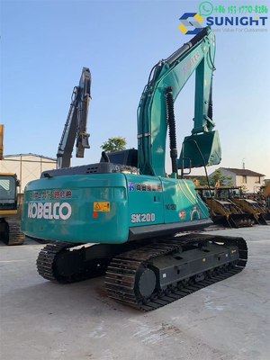 Хорошая производительность Оригинальный Kobelco SK200 SK200-8 Sk200-10 Использованные экскаваторы 20тонны Digger Crawler Тип для добычи полезных ископаемых
